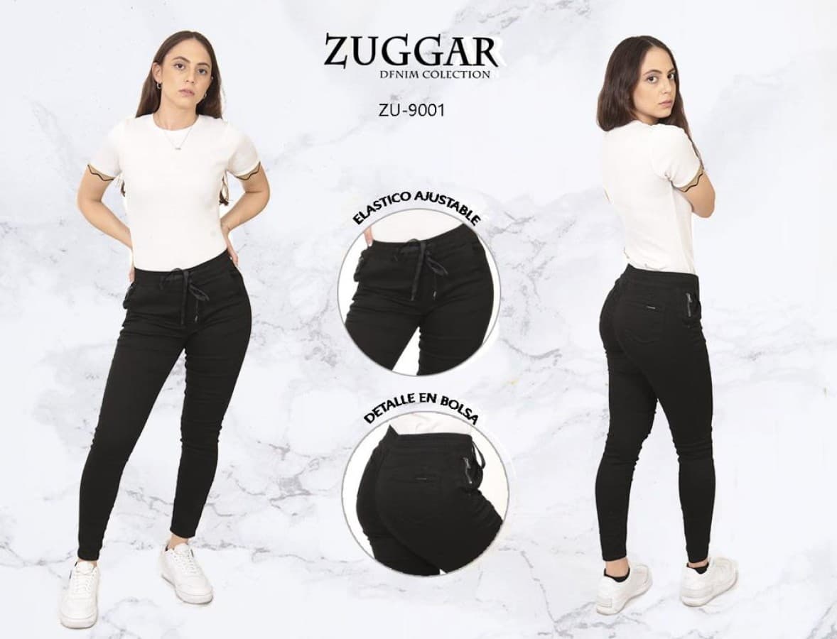 Pantalón Zuggar 9001 Negro