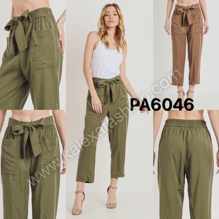 Pant. liso Cesttoi con bolsas 6046