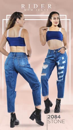 Pantalón Rider 2084 Mom jean 0