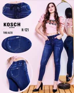 Pantalón Kosch k-121 skinny, tiro alto 0