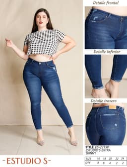 Pantalón Estudio S 2215 Talla extra 0