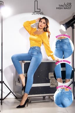 Pantalón L 219 Tiro alto 0