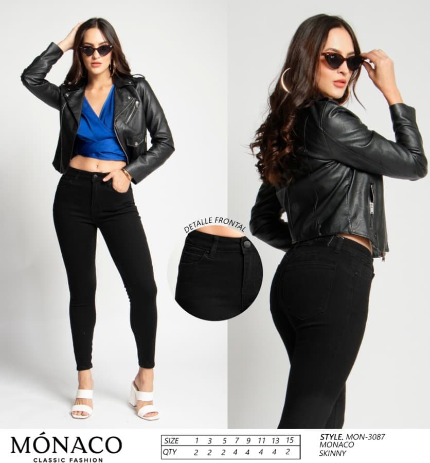 Pantalón Monaco 3087 Negro