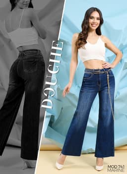 Pantalón Douche 741 wide leg 0