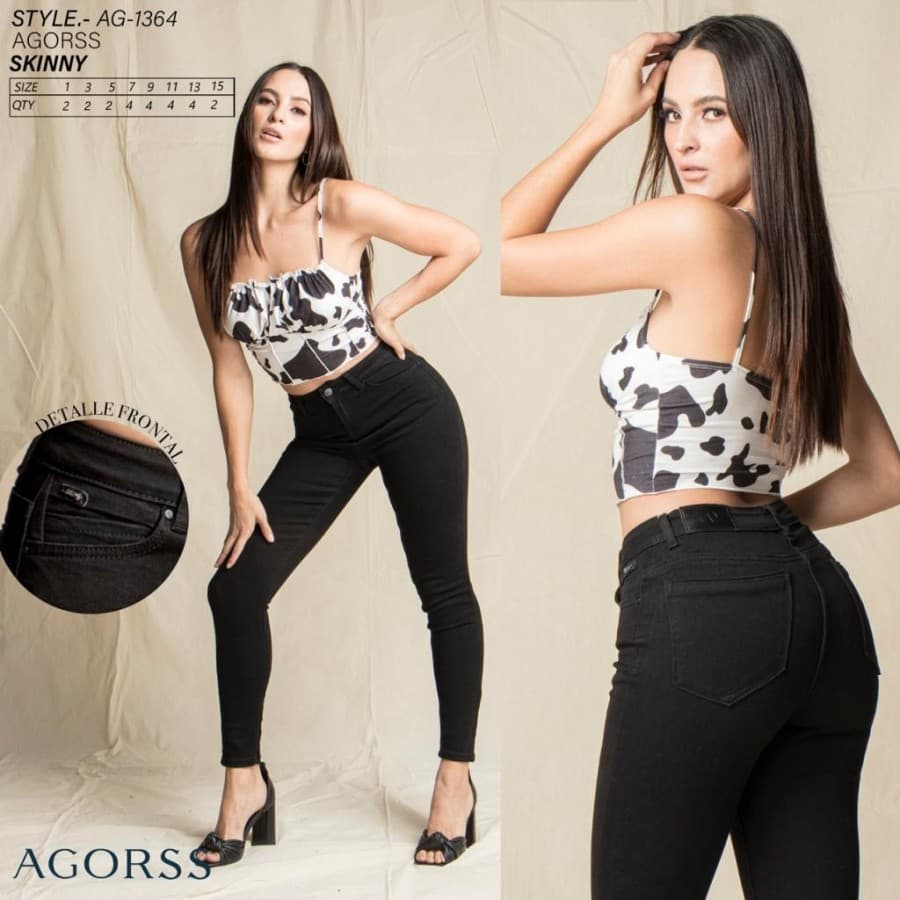 Pantalón Agorss 1364 Negro