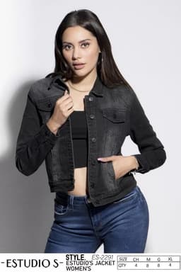 Chamarra Estudio S 2291 Negro 0