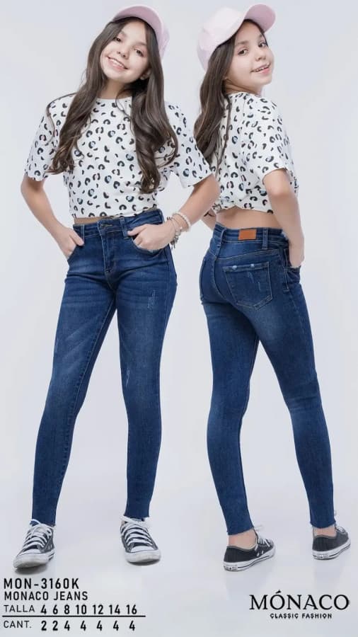 Pantalón de niña MON-3160K