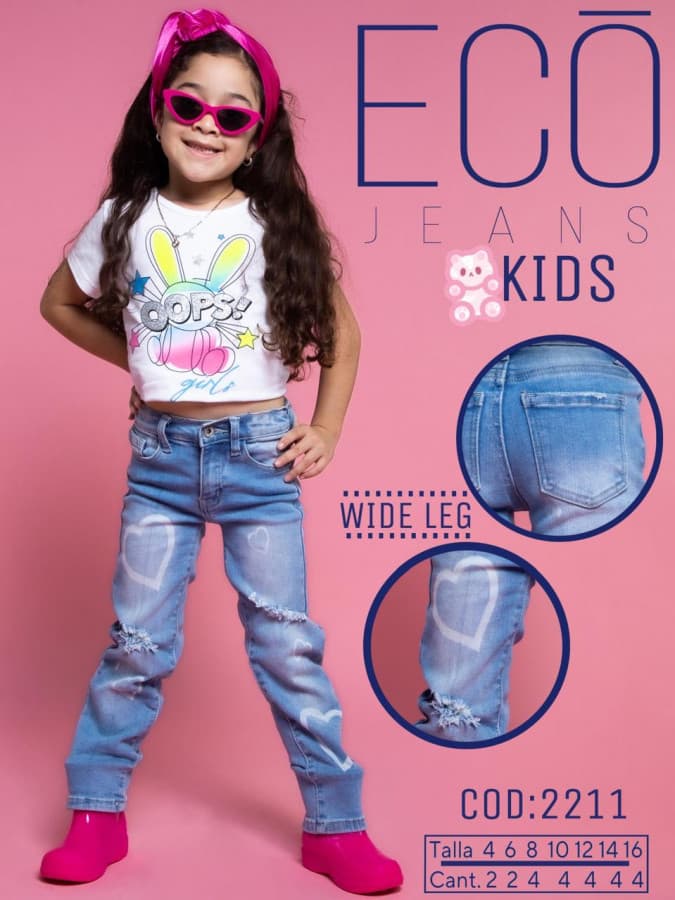 Pantalón de niña ECO 2211