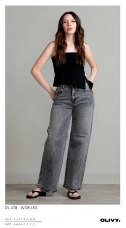 Pantalon Olivy 478 wide 0