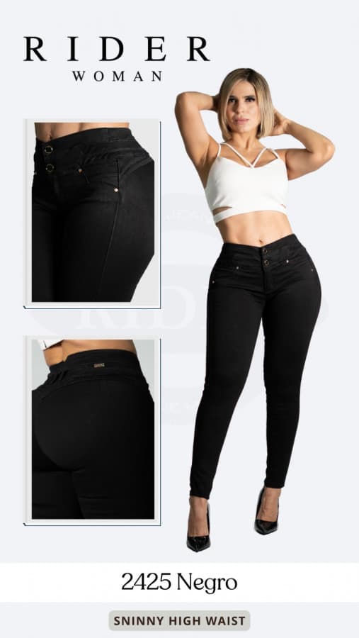 Pantalón Rider 2425 negro