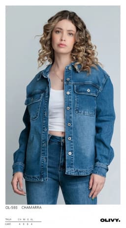 Chamarra Olivy 493 0