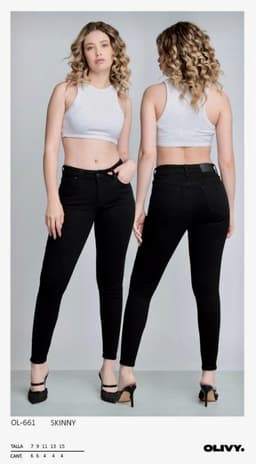 Pantalón Olivy 661 Skinny 0