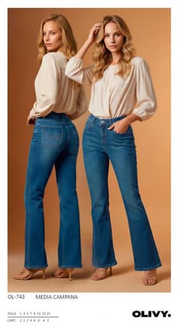 Pantalón Olivy 743 Flare 0