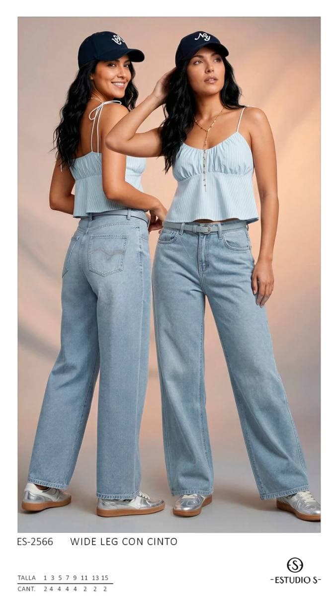 Pantalón Estudio S 2566 Wide Leg