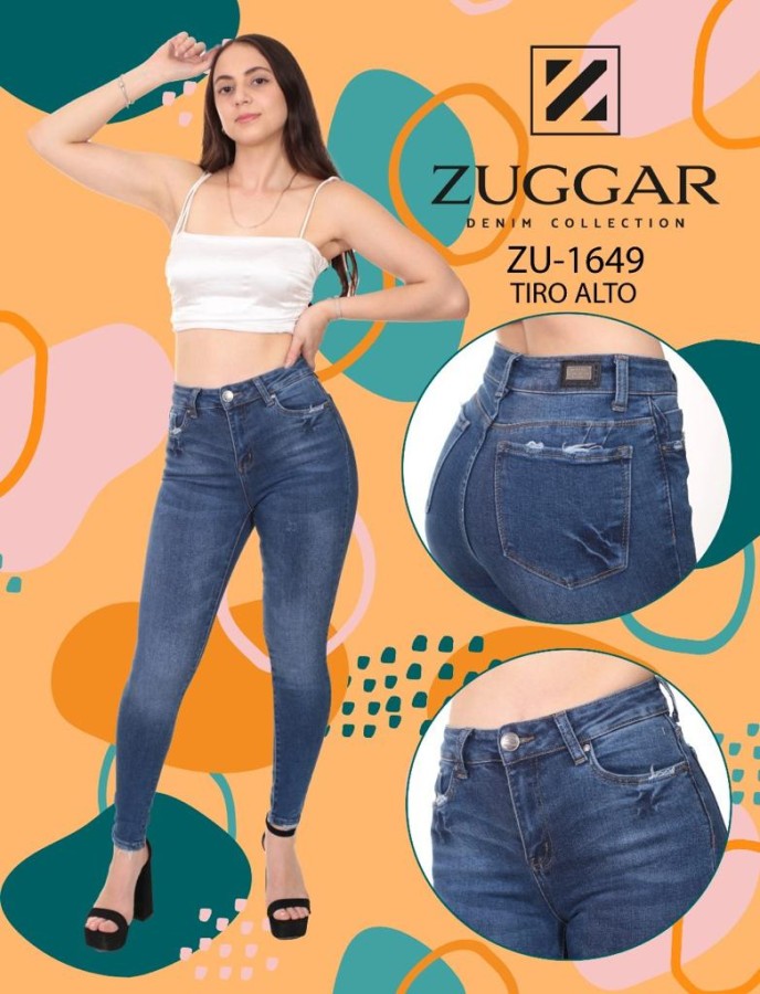 Pantalón Zuggar 1649 Tiro alto