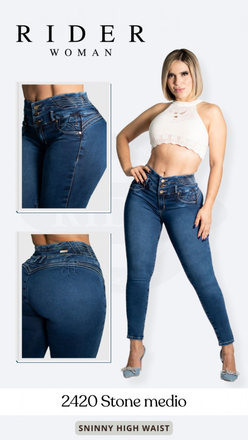 Pantalón Rider 2420 stone