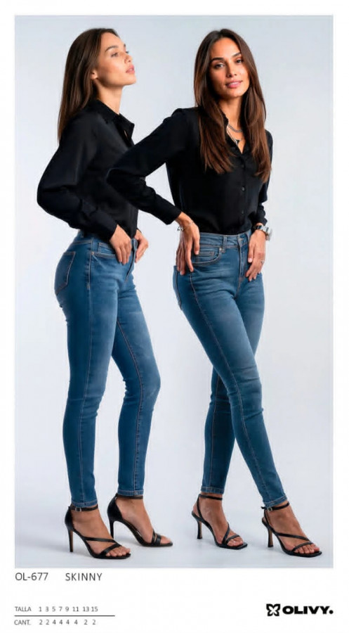 Pantalón Olivy 677 Skinny