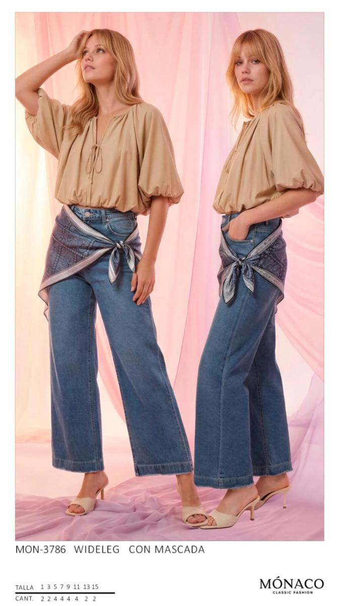 Pantalón Mónaco 3786 Wide leg