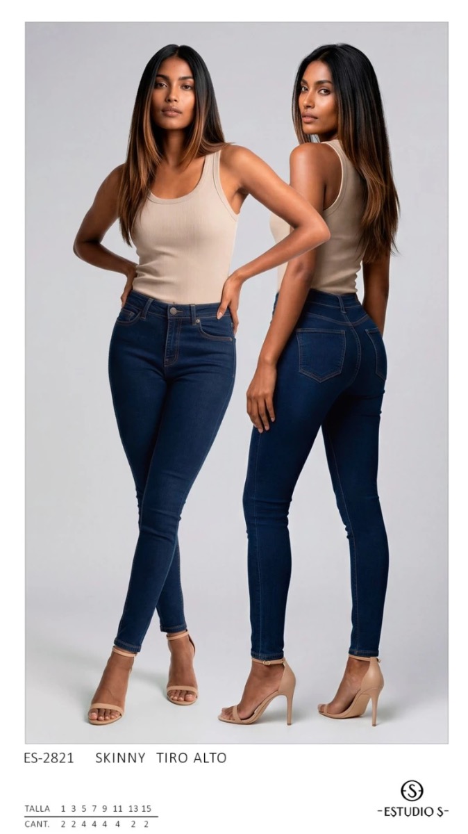 Pantalón Estudio S 2821 Skinny