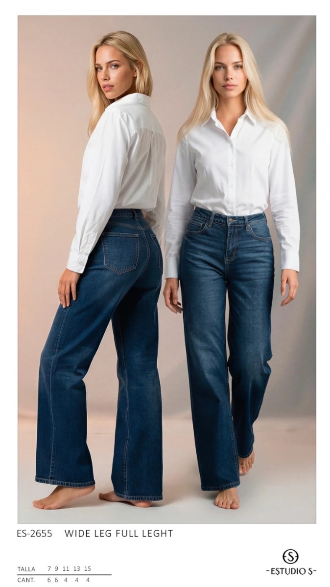 Pantalón Estudio S 2655 Wide Leg